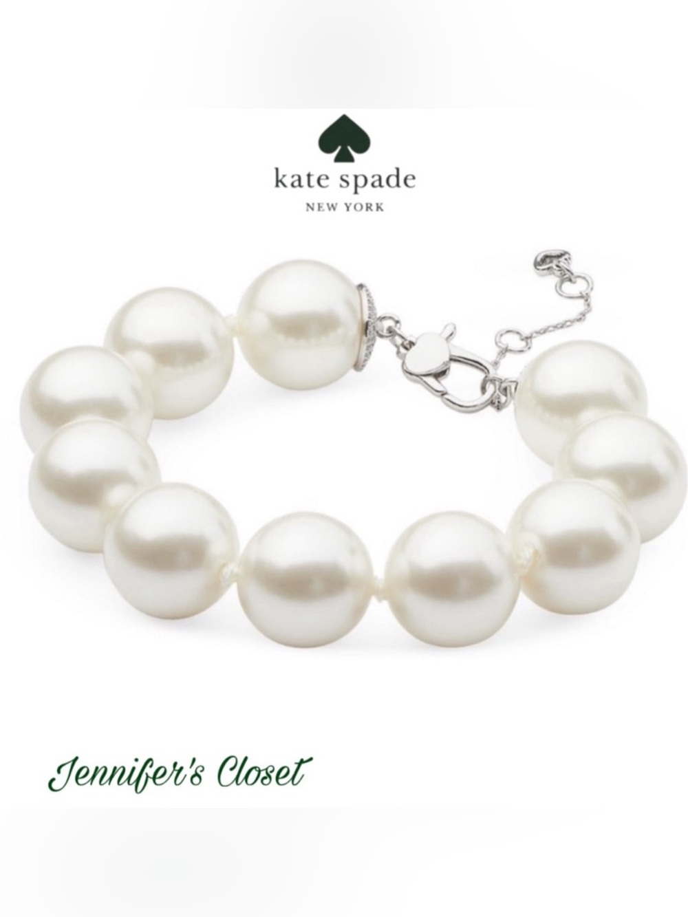 Kate Spade Pearl Statement Bracelet / NWT